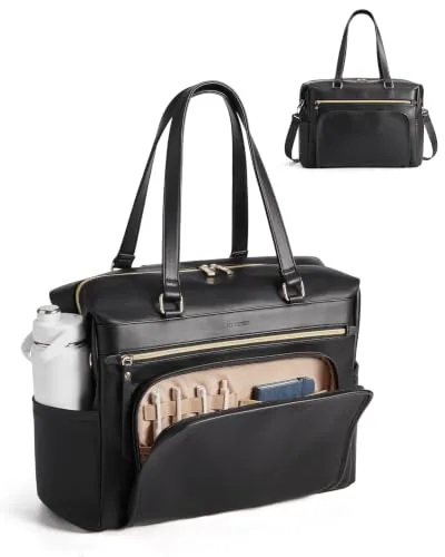 Convertible Laptop Tote, 15.6 inch, Black